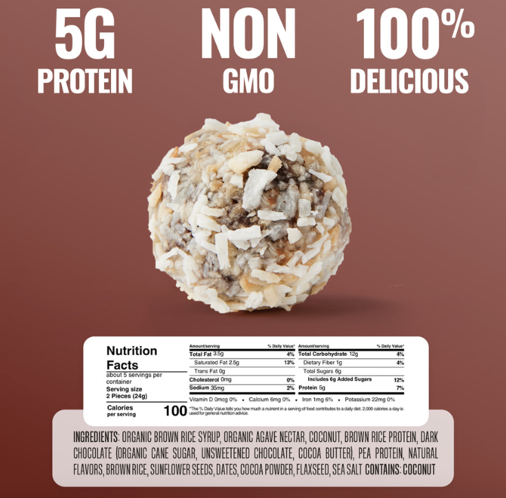 DARK CHOCOLATE + COCONUT