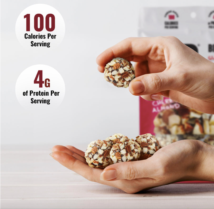 CHOCOLATE + CHERRY +  ALMOND BITES