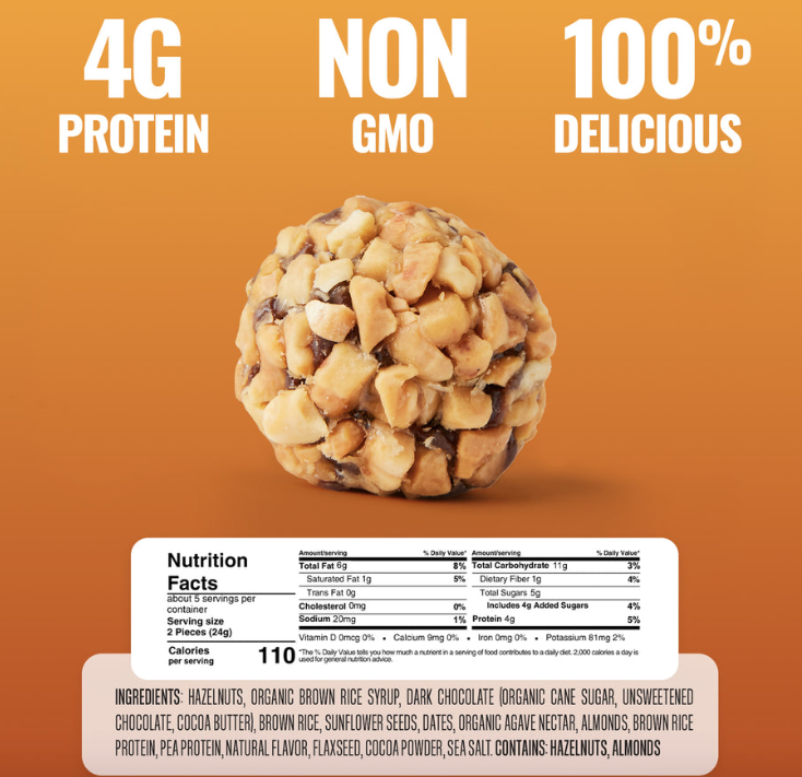 DARK CHOCOLATE + HAZELNUT