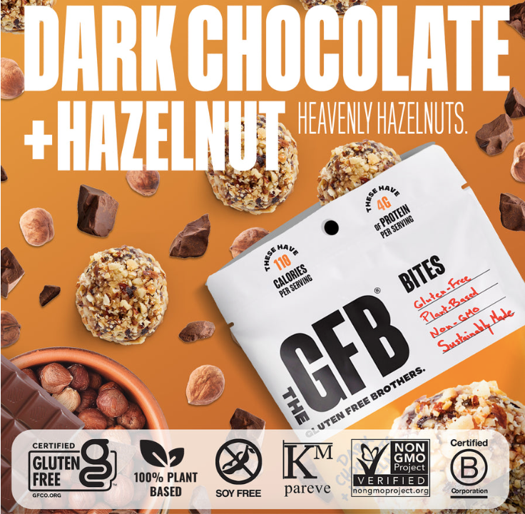 DARK CHOCOLATE + HAZELNUT