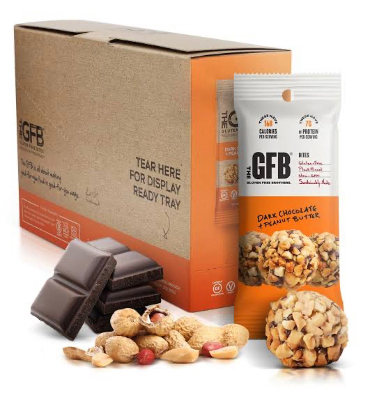 DARK CHOCOLATE + PEANUT BUTTER BOX