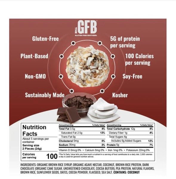 DARK CHOCOLATE + COCONUT