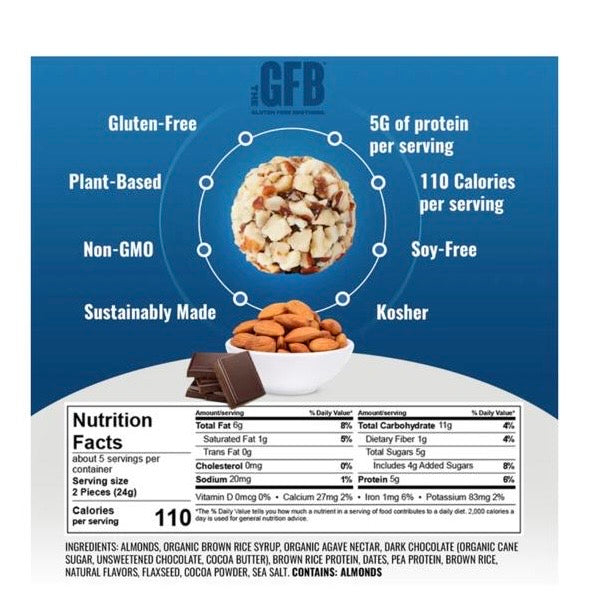 DARK CHOCOLATE + ALMOND BITE