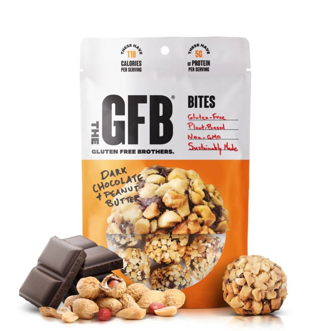 DARK CHOCOLATE + PEANUT BUTTER BITES